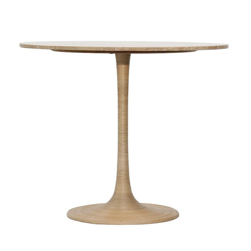 Maple Stone Bistro Table, Natural