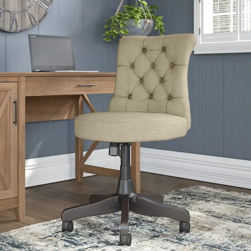 Key West Mid Back Tufted Office Chair by Bush Furniture
