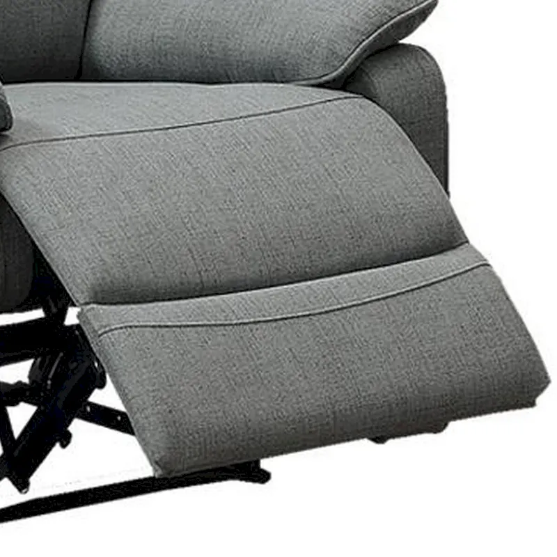 Gray Manual Recliner Chair - Single Seat