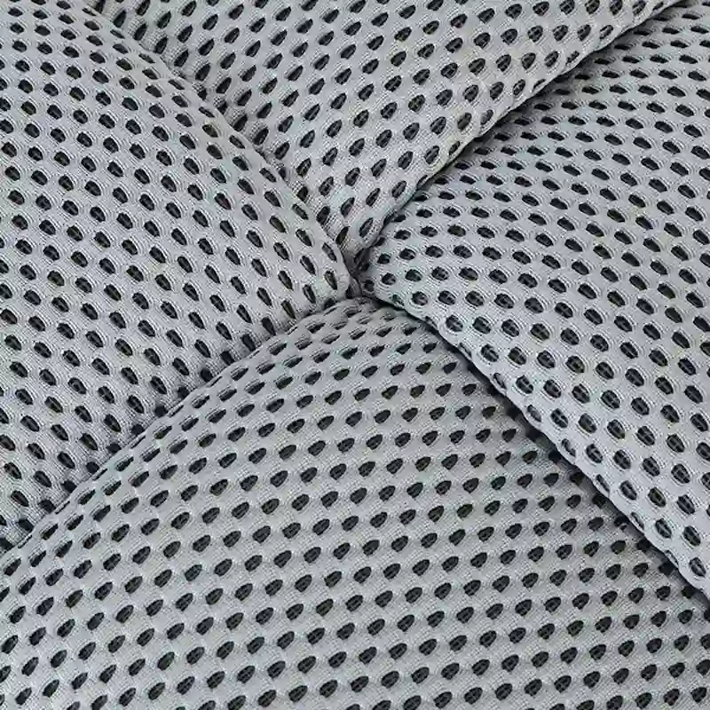 Modern 3D Breathable Fabric Large Ottoman Bench