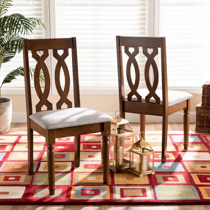 Modern and Contemporary 2-Piece Dining Chair Set