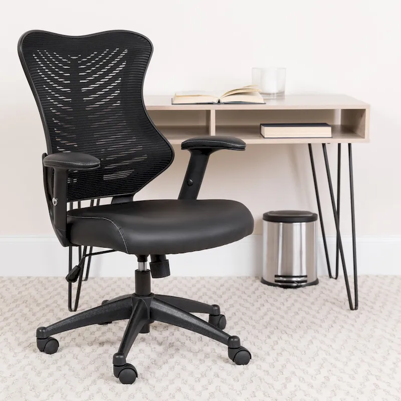 High Back Mesh Office Chair with Adjustable Arms
