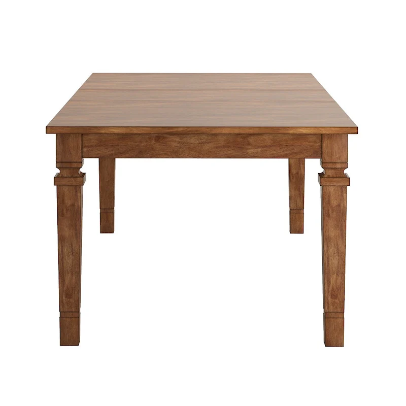 Elena Solid Wood Extendable Dining Table - Classic Style