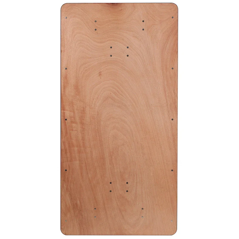 6-Foot Rectangular Wood Folding Table