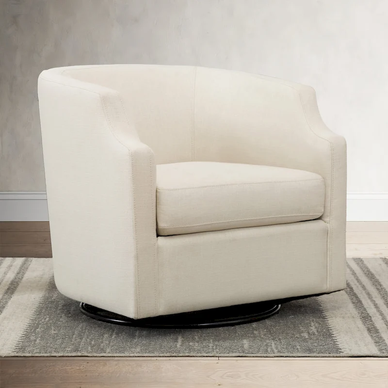 Swivel Glider Barrel Chair
