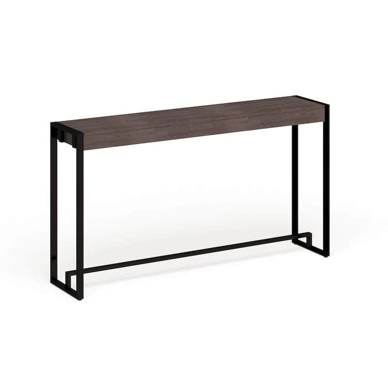 SEI Furniture Macen Modern Narrow Industrial Console Table