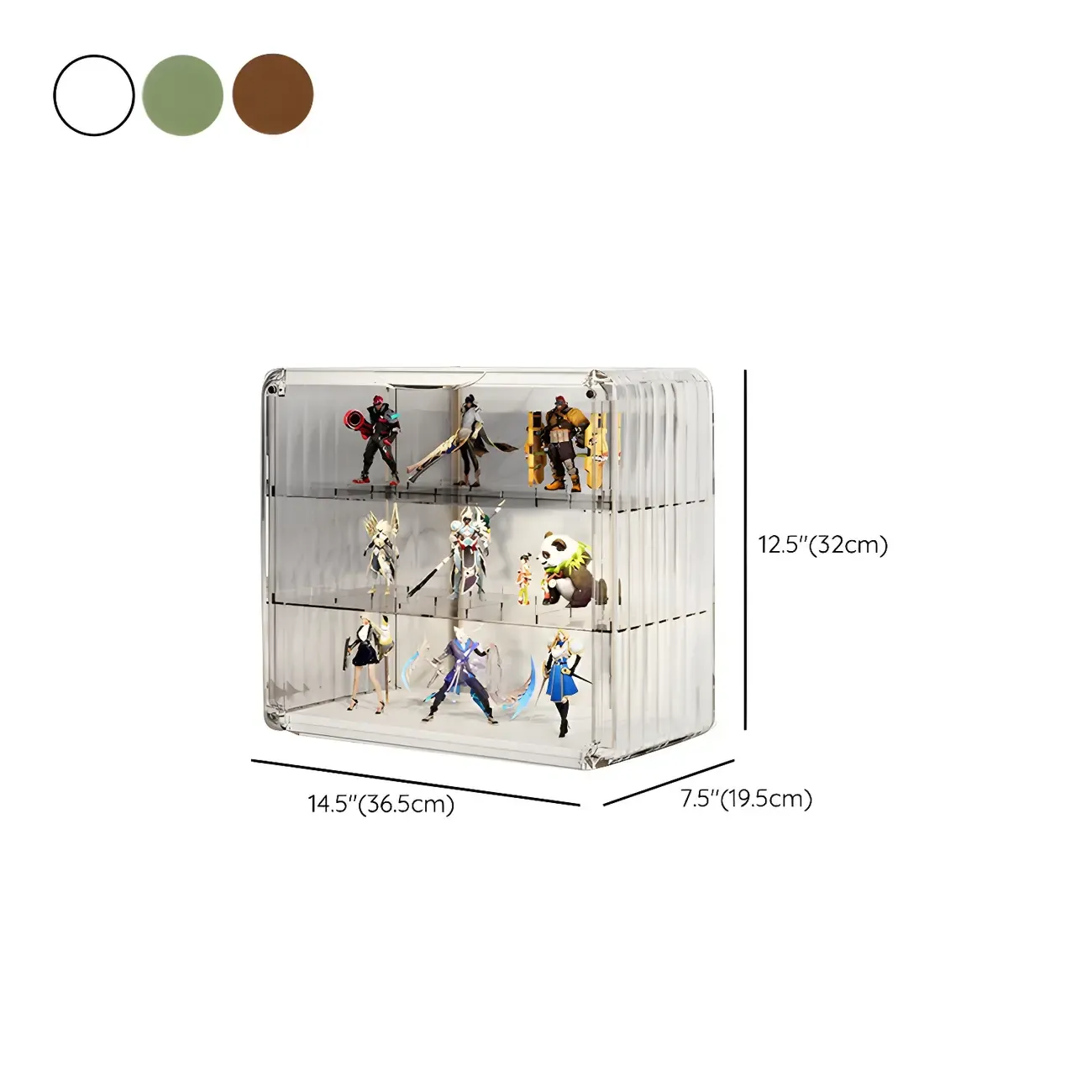 Living Room Stackable Clear Acrylic Display Cabinet