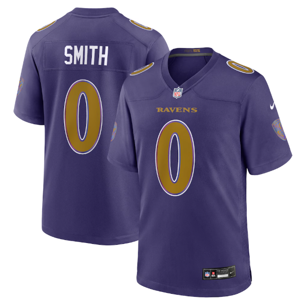 Baltimore Ravens Roquan Smith Purple Alternate Game Jersey