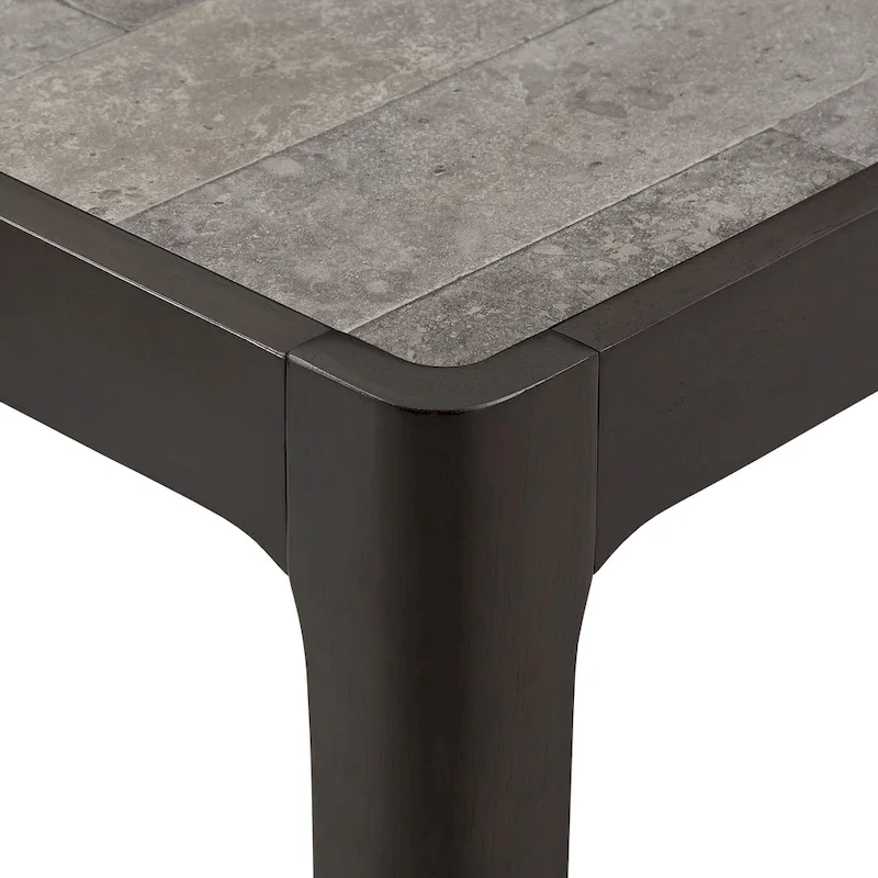 Ludvika Faux Marble Top End Table