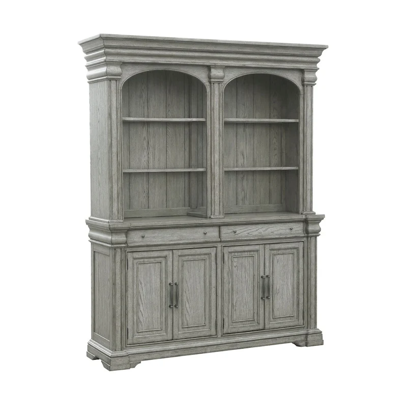 Madison Ridge Server and Hutch - 19.02 W x 49.13 H x 65.98 D
