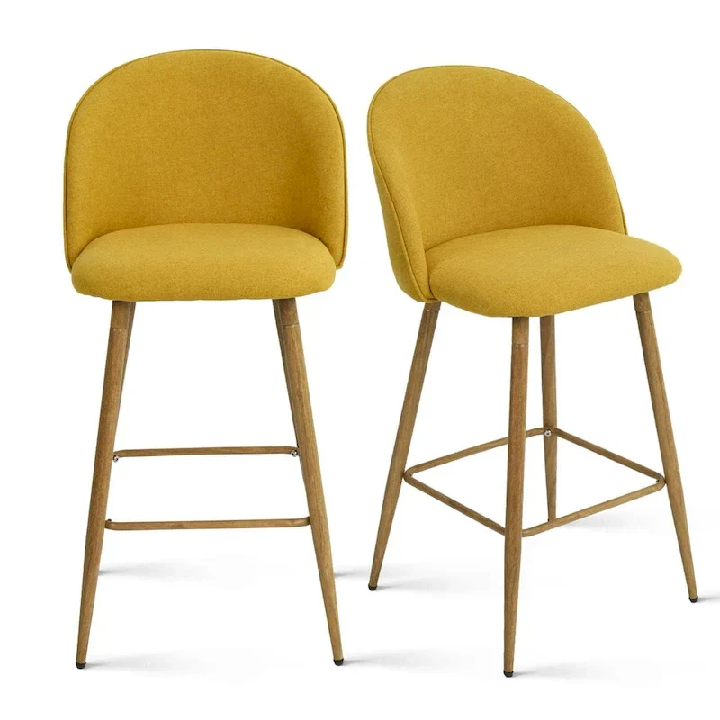 Upholstered 26 inch Counter Stool (Set of 2) - 37.6x16.7x16.7