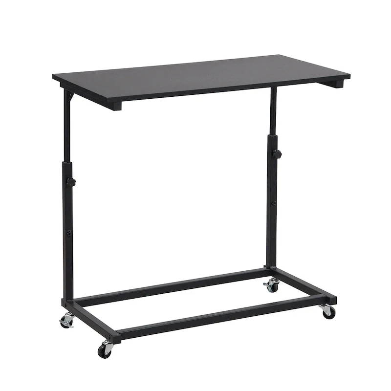 Versatile Daybed with Movable Desk, Metal Sofa Bed Frame with Metal Grid, Shelves and Clothes Hanger, No Box Spring Needed