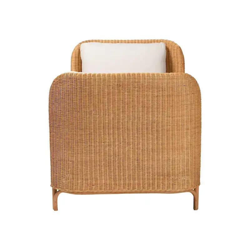 Bohemian Light Honey Rattan Daybed