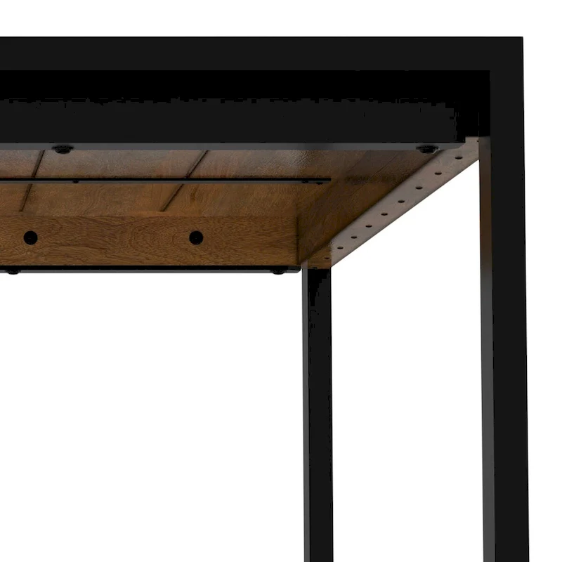 66 x 40 Inch Rectangle Modern Industrial Dining Table