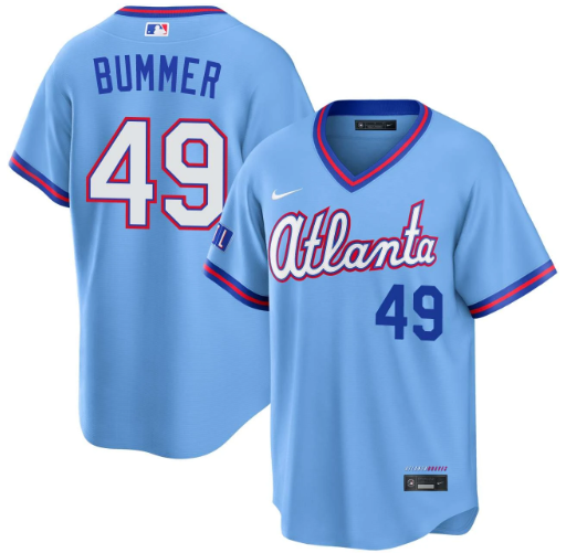 Aaron Bummer Atlanta Braves Powder Blue 2026 City Connect Stadium Jersey