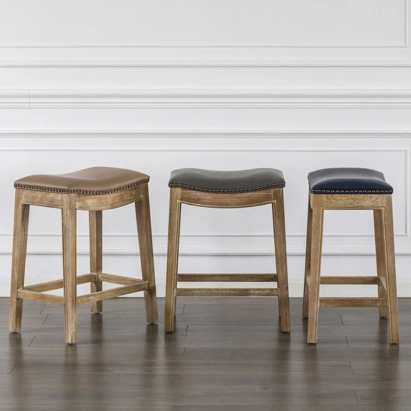 Elmo Bonded Leather Counter Stool