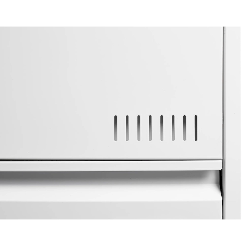 Black Locking Metal File Cabinets with Three Drawer, Lock and Key