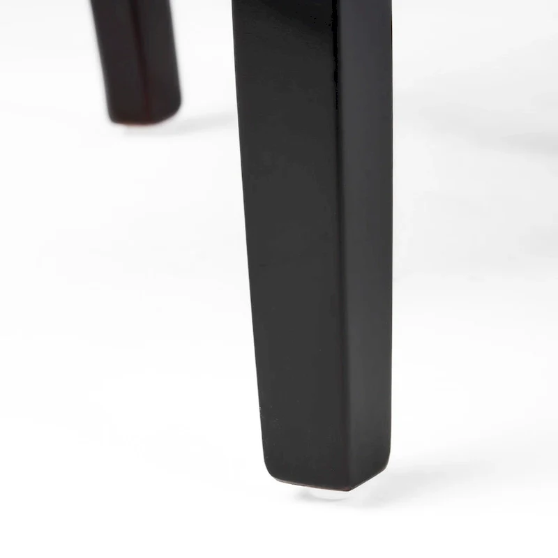 Upholstered Dining Chairs Set of 2 - Contemporary T-Stitch Design, 17.75