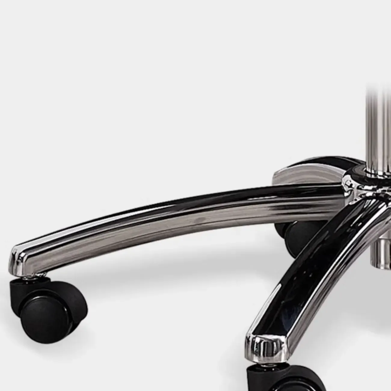 Reclining Beige Leather Adjustable Swivel Office Chair