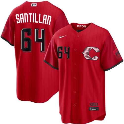 Tony Santillan Cincinnati Reds Red 2026 City Connect Limited Jersey