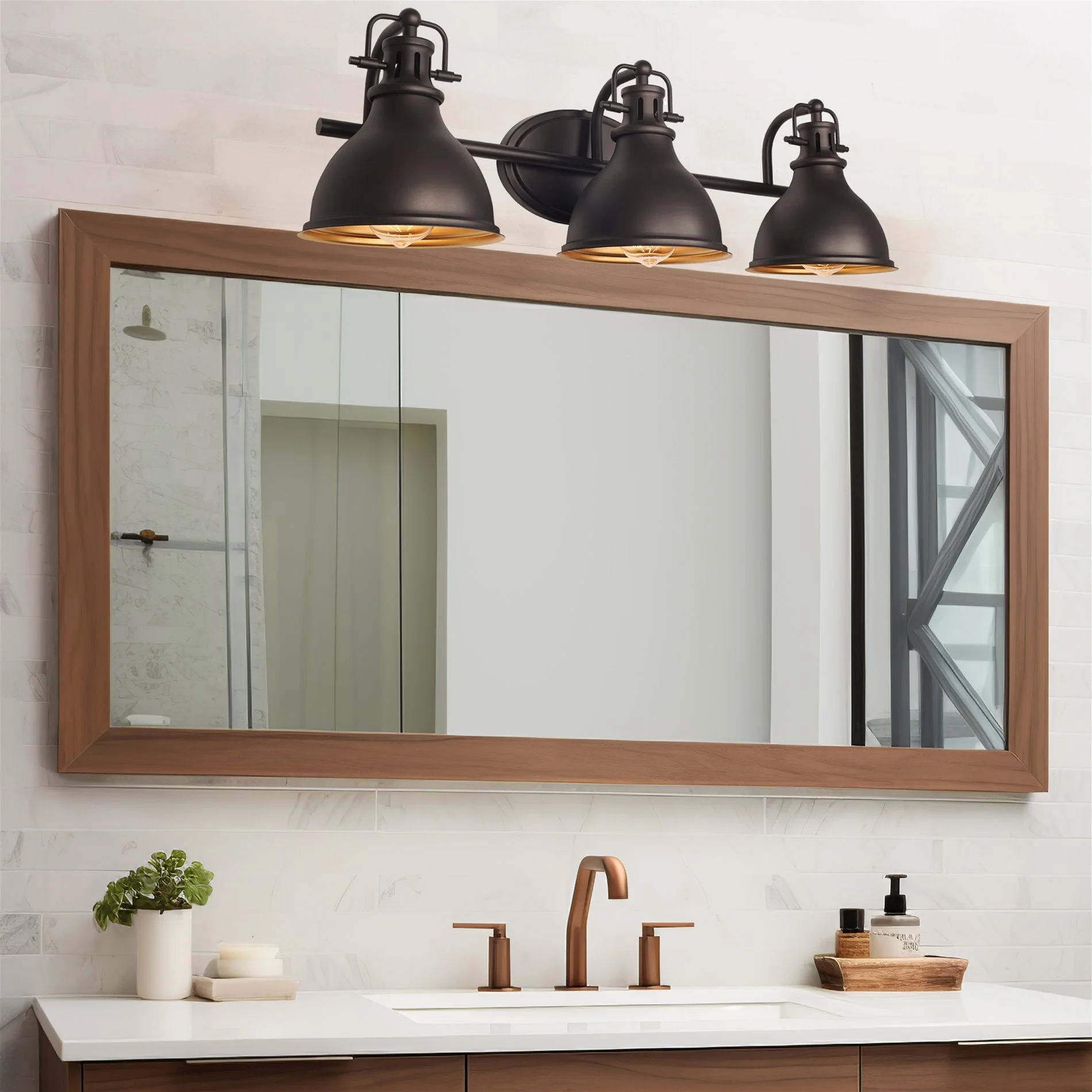 Beacon 27 3-Light Traditional Vanity/Bathroom Light
