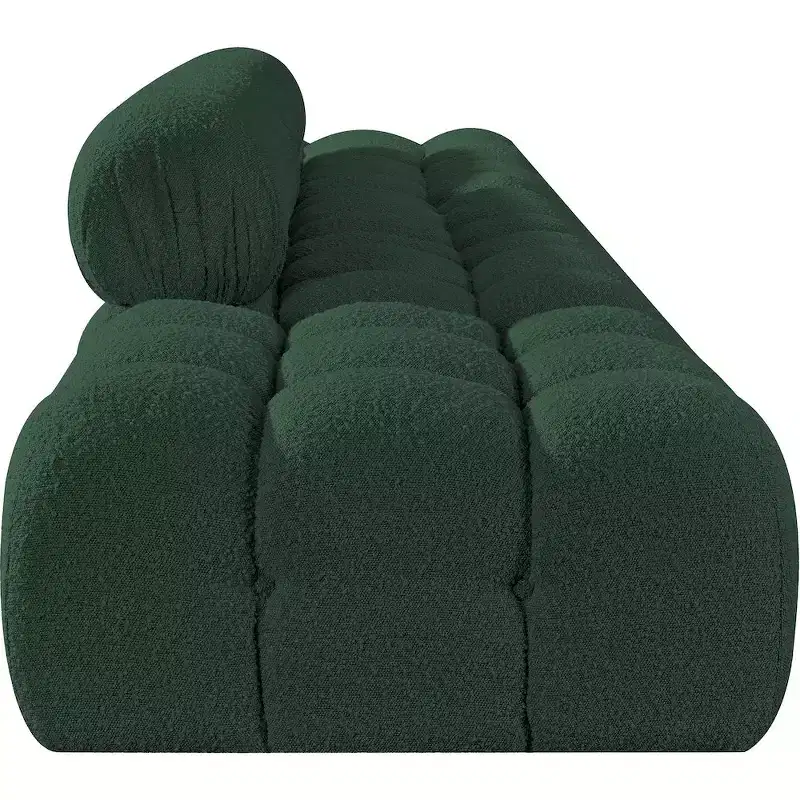 Meridian Furniture Ames 170 Boucle Fabric Upholstered 5pc. Modular Sofa