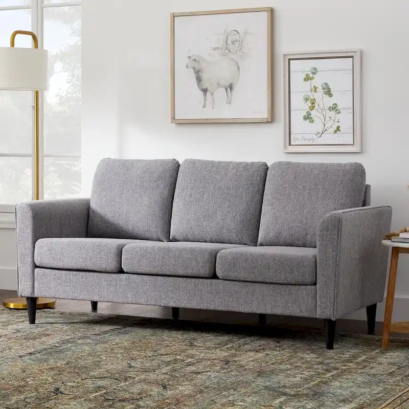 Brookside Clara 73 Upholstered Curved Arm Sofa