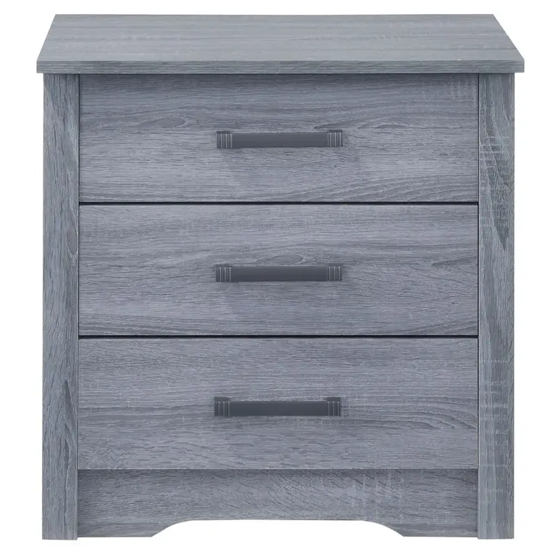 Hudson 3-drawer Nightstand