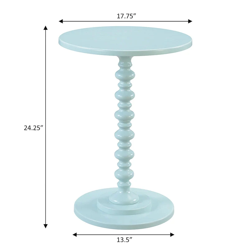 Convenience Concepts Palm Beach Round Spindle Table