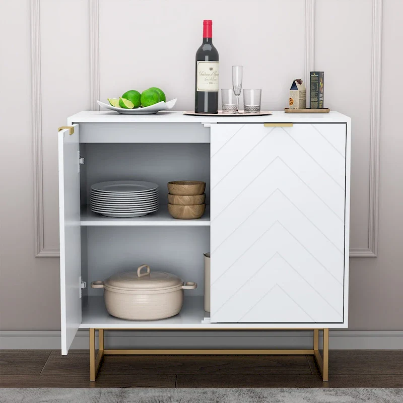 Sideboard Buffet Cabinet with Adjustable Shelf