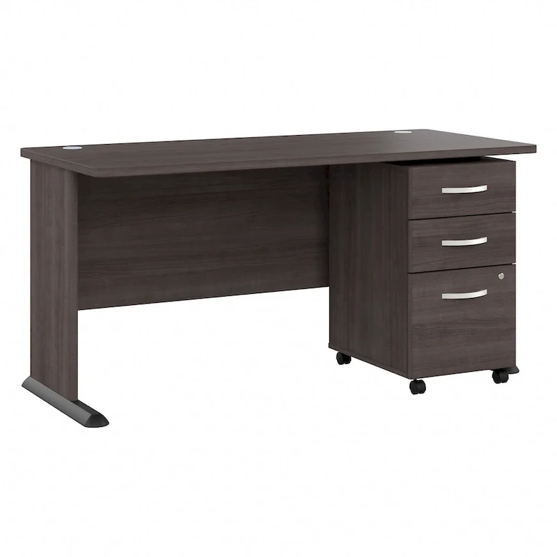 Studio A 60W Computer Desk with Drawers by Bush Business Furniture