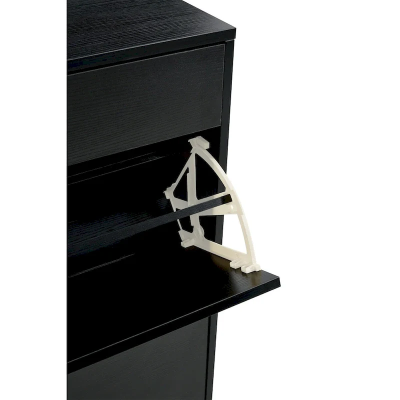 Shoe Storage Cabinet with Flip Drawers