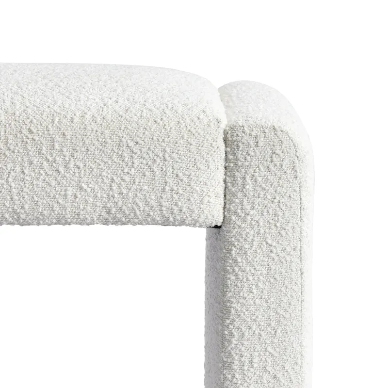 Couture 48 L Boucle Upholstered Dining Bench