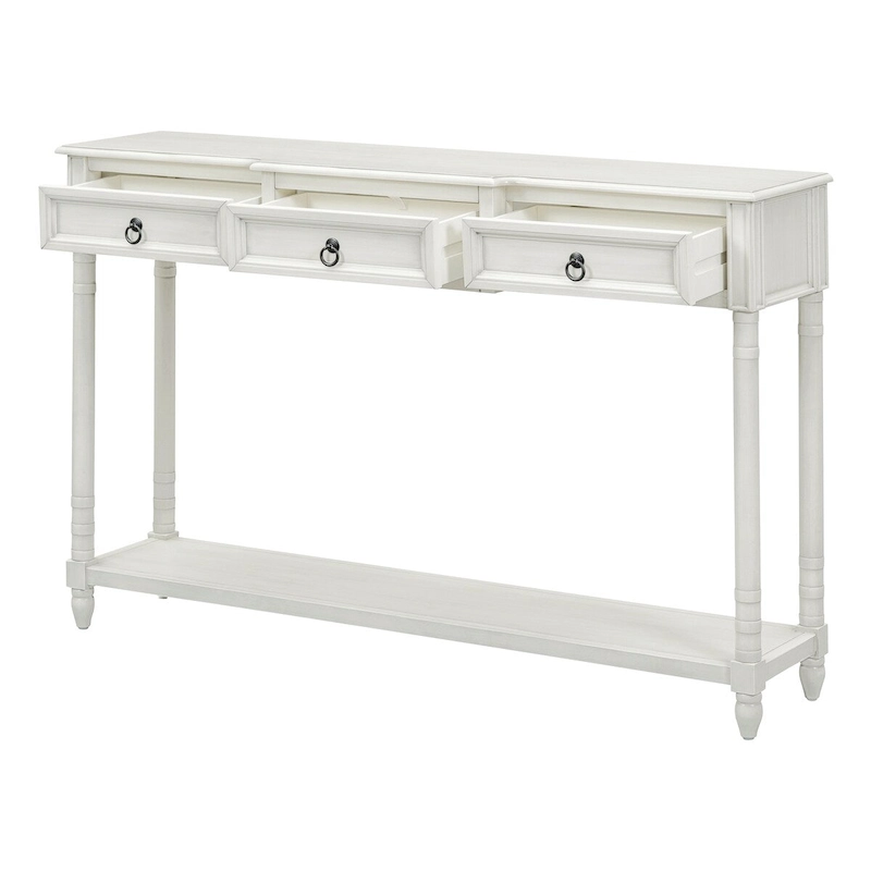 Console Table Sofa Table with Drawers for Entryway