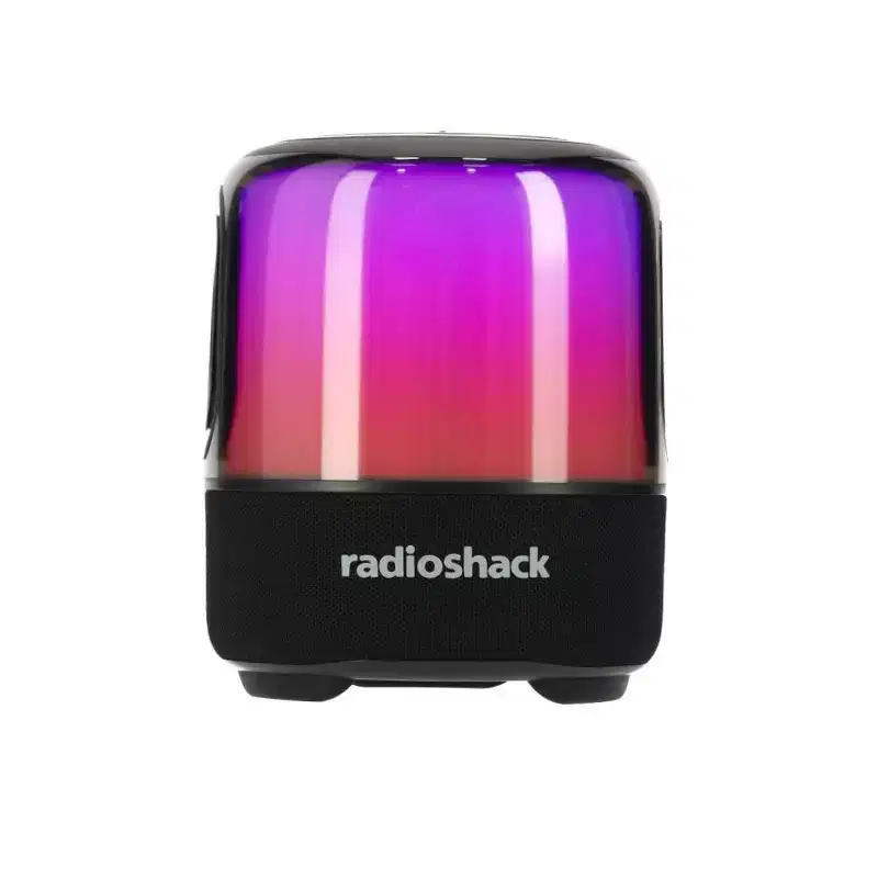 RadioShack Portable Bluetooth Speaker With Microphone 60W IPX5 360 RGB Lights For Party and Karaoke