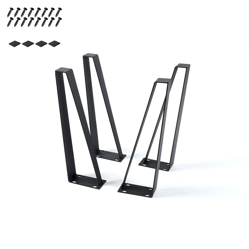 Home Soft Things Trapezoid Shape Table Legs - Set of 4 Pieces