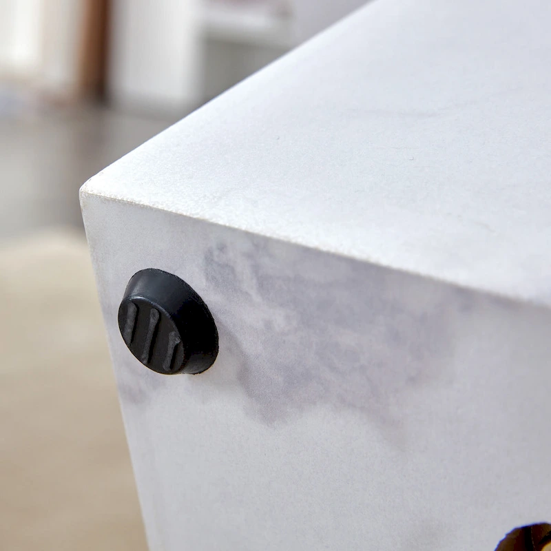 Modern Simple Texture Sticker MDF Coffee Table