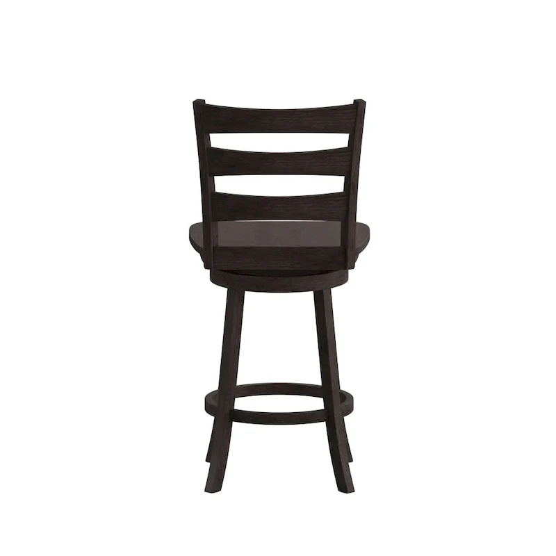 Commercial Wooden Swivel Counter Height Stool