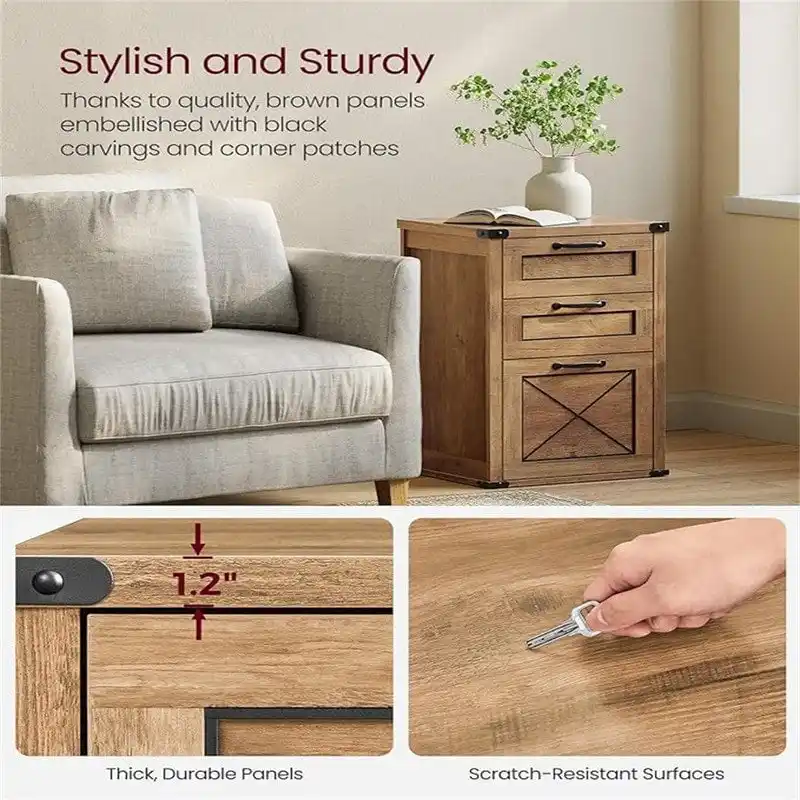 File Cabinet - 15.7D x 17.7W x 27H