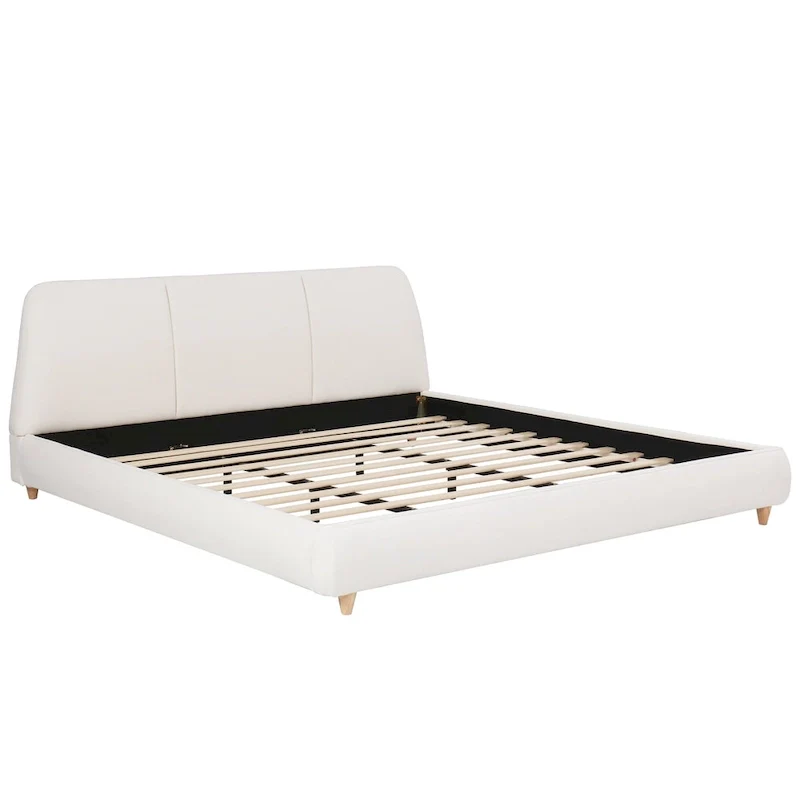 Christopher Knight Home- Mitchell Modern Upholstered Bed Frame