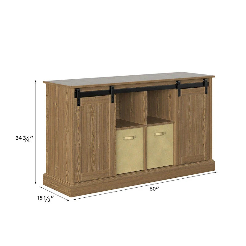 Lincoln Farmhouse 60 Inch TV Stand