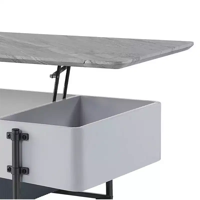 Acme Furniture Wilkins Coffee Table White/Gray Finish