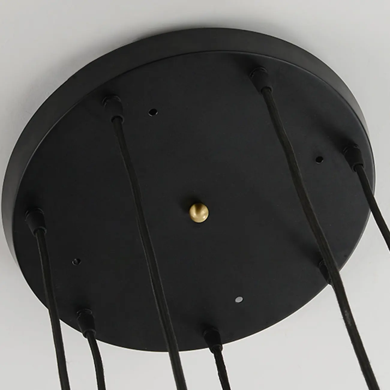 Adjustable Modern Stone Globe Rope Pendant Light