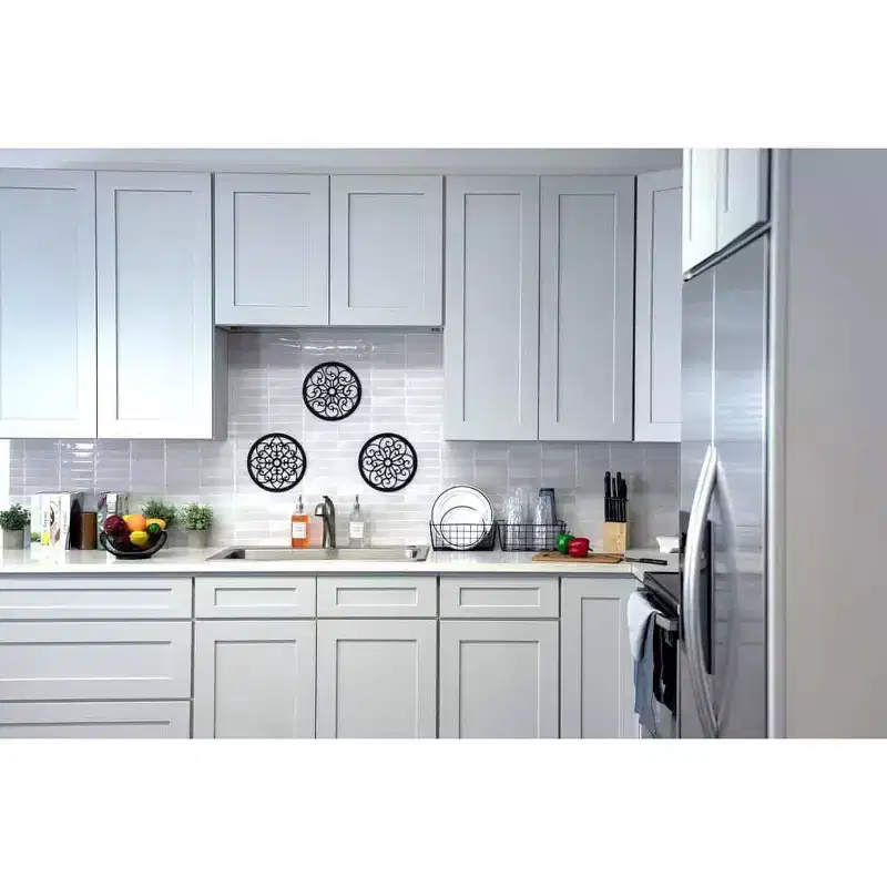 CASAINC 18 in. W x 24 in. D x 34.5 in. H Base Kitchen Cabinet with 3 Soft-Close Drawers  RTA Plywood Cabinets