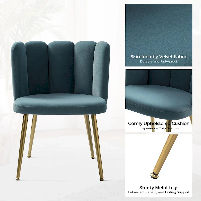 Anjela Side Chair with Tufted Back