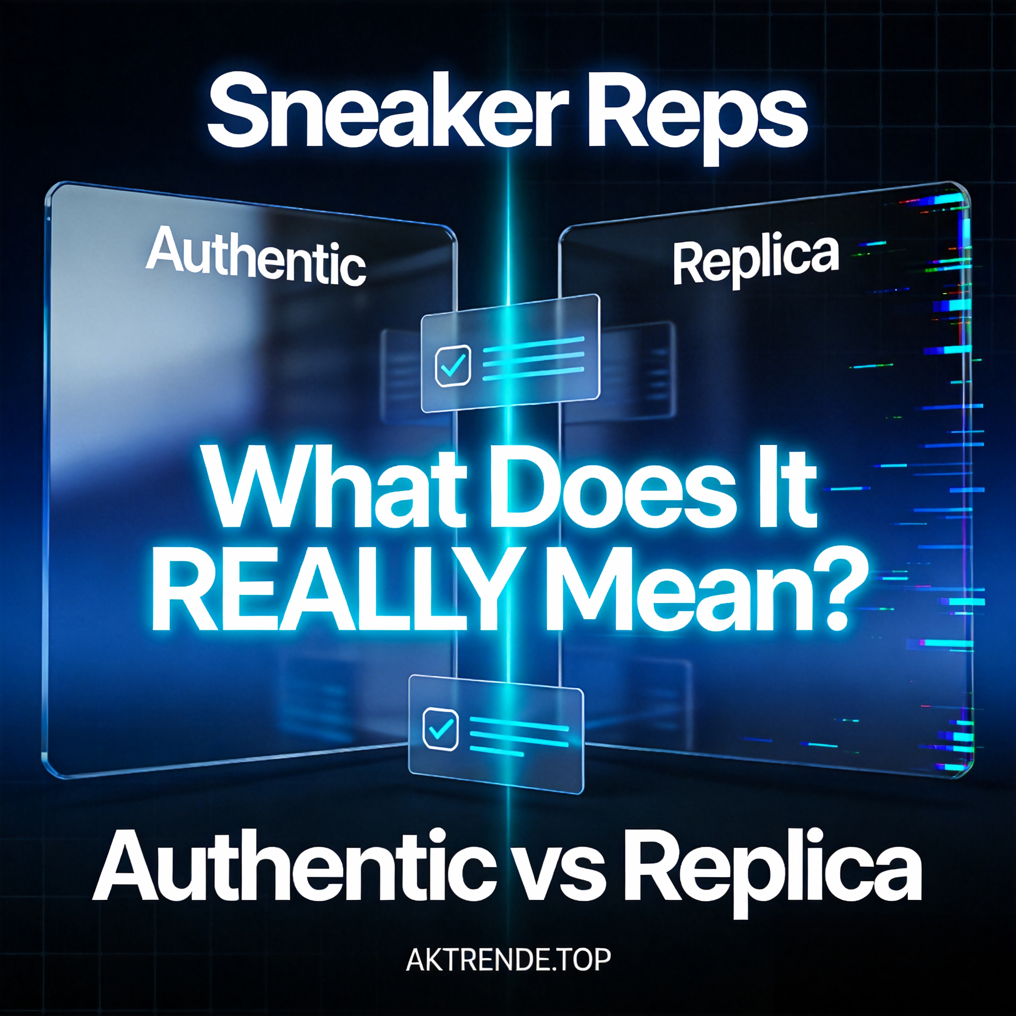 Sneaker Reps: What Does It REALLY Mean? | Authentic vs Replica - Aktrende