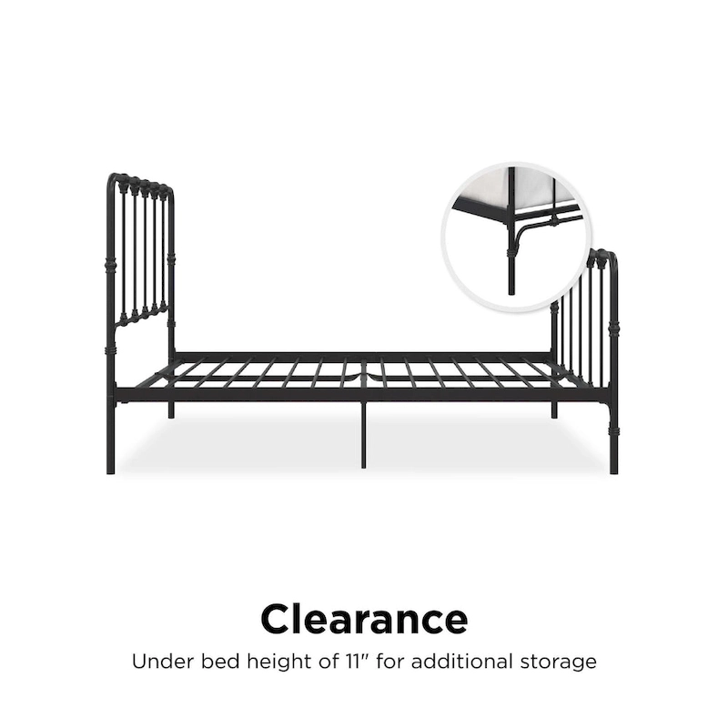 Avenue Greene Sandy Farmhouse Metal Bed