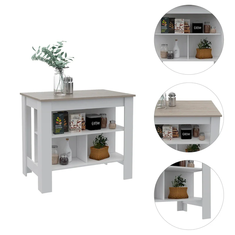 Kitchen Island with Antibacterial Surface