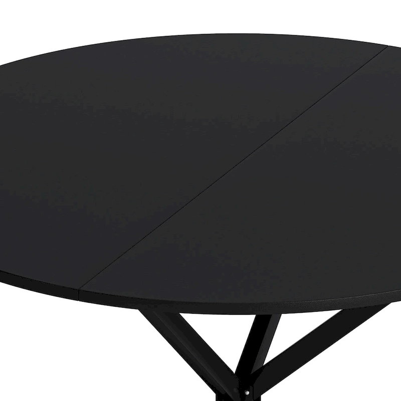 42.13 Modern Cross Leg Round Dining Table