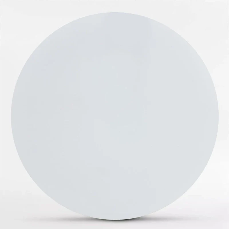 White Round Pedestal Dining Table 46-inch